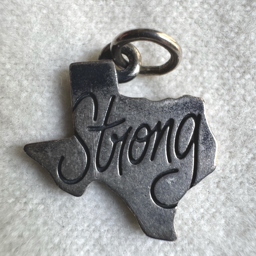 Texas Strong Silver James Avery Retited Discontinued Charm Covid